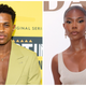 Jeremy Pope, left; Gabrielle Union